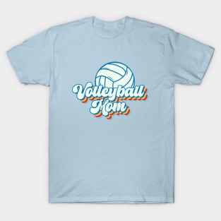 Retro Volleyball Mom Sports Team Group Cool Volleyball Mama T-Shirt